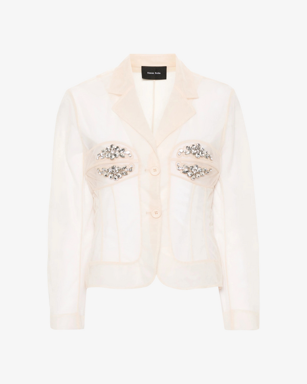 SIMONE ROCHA - Women's Fitted Bust Detail Jacket - (Pink)