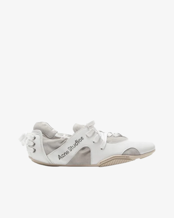 ACNE STUDIOS - Women's Leather Lace-Up Shoes - (White)
