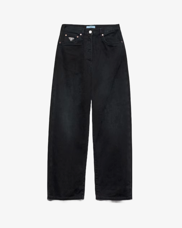 PRADA - Women’s Pantalone Black Denim - (Black)