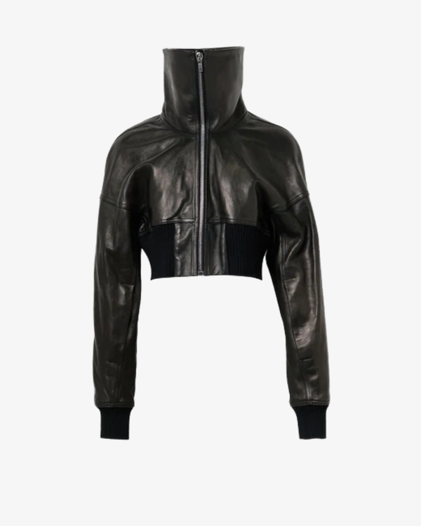 RICK OWENS - Women's Dracucollar Cropped - (Black09)