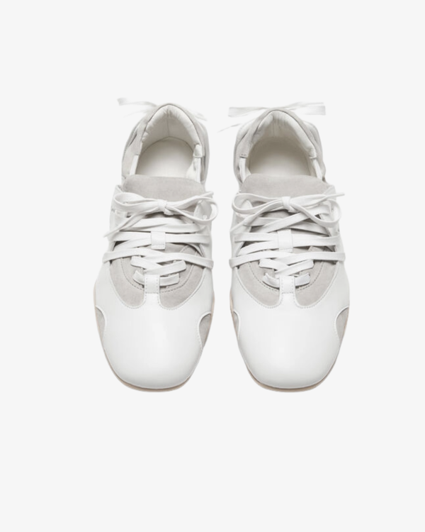 ACNE STUDIOS_ACNE STUDIOS - Women's Leather Lace-Up Shoes - (White)_SNEAKERS