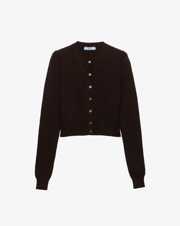 Prada - Women's Cardigan - (Brown F0003)