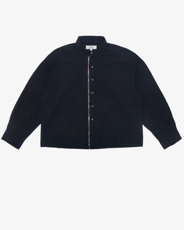 THE SALVAGES - Porter Long Sleeve Shirt - (Black)