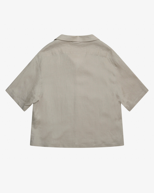 STUDIO NICHOLSON - Men's Short Sleeve Shirt - (Beige)