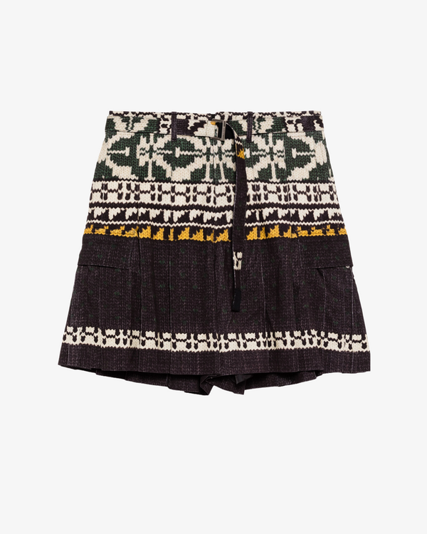 SACAI - Men's Pattern Knit Print Shorts - (Print013)