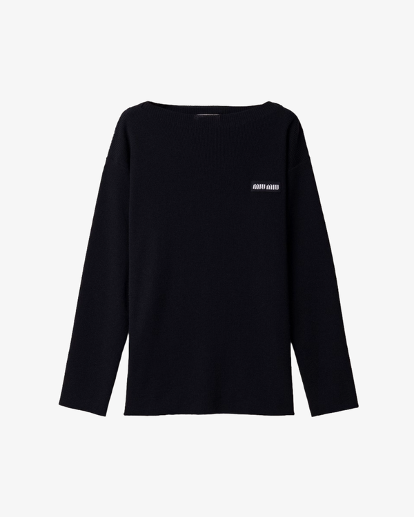 MIU MIU - Women's Wool Sweater - (Navy)