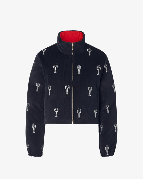 Thom Browne - Women's Down Cropped Reversible Jacket - (Navy)
