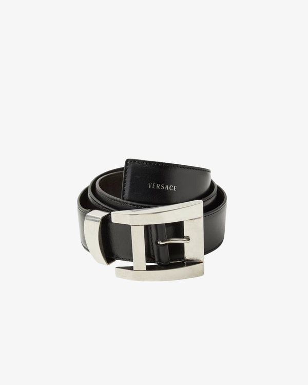 VERSACE - Men's Belt H.40 Calf Leather - (Black)