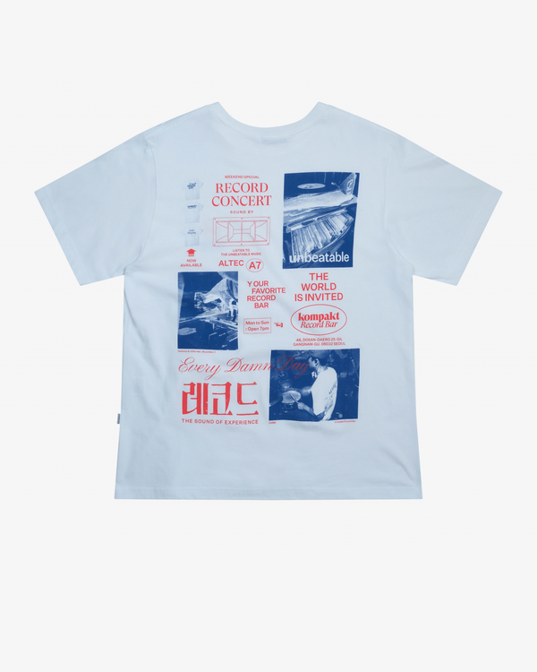 Kompakt Record Bar - Men's 26Ss Poster T-Shirt - (White)