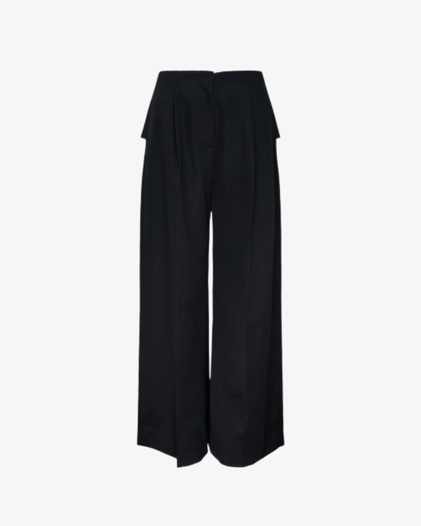 SIMONE ROCHA - Women's Back Bow Wide Leg Trousers - (Black)