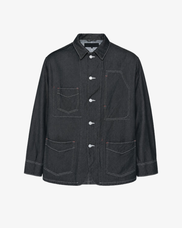 Comme des Garçons Homme - Men's Polyester Serge  Garment Dyed - (Black)