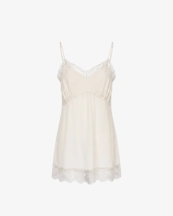 SIMONE ROCHA - Women's Lace Trim Negligee Cami - (Cream)