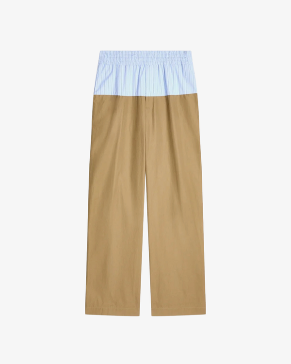 DRIES VAN NOTEN - Men's Contrast waist pants - (Brown)