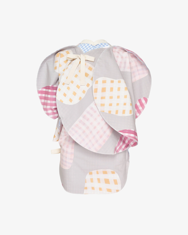 Tao - Women's Printed Curve Blouse - (Grey)