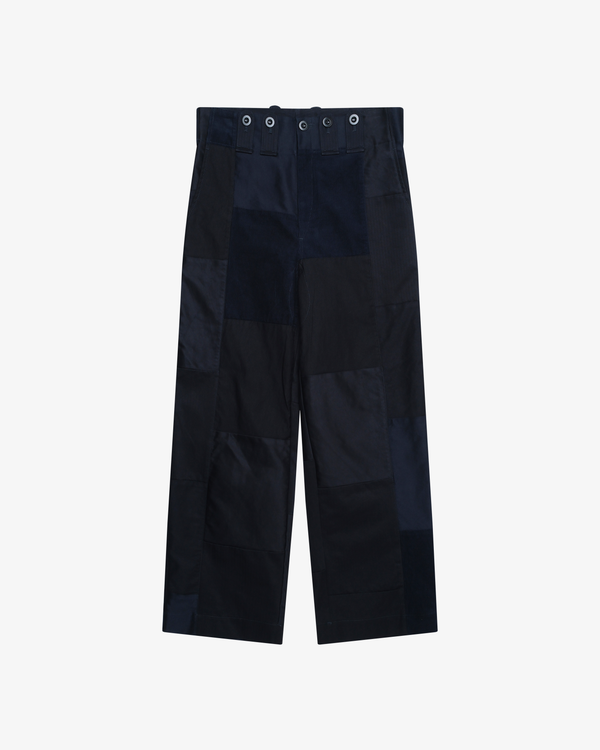 Junya Watanabe Man  - Men's Multi Fabrics Mix Garment Dyed - (Navy)
