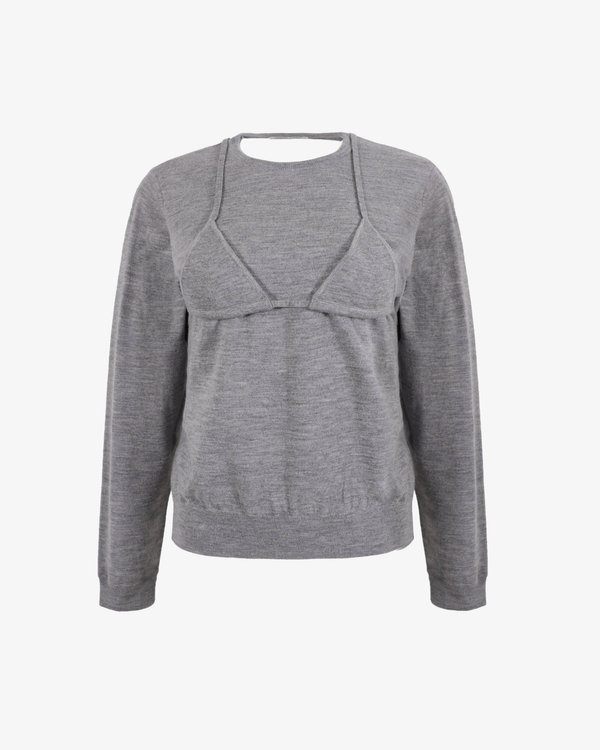 SANDY LIANG_SANDY LIANG - Women's Maisy Sweater - (Grey)_SWEATERS