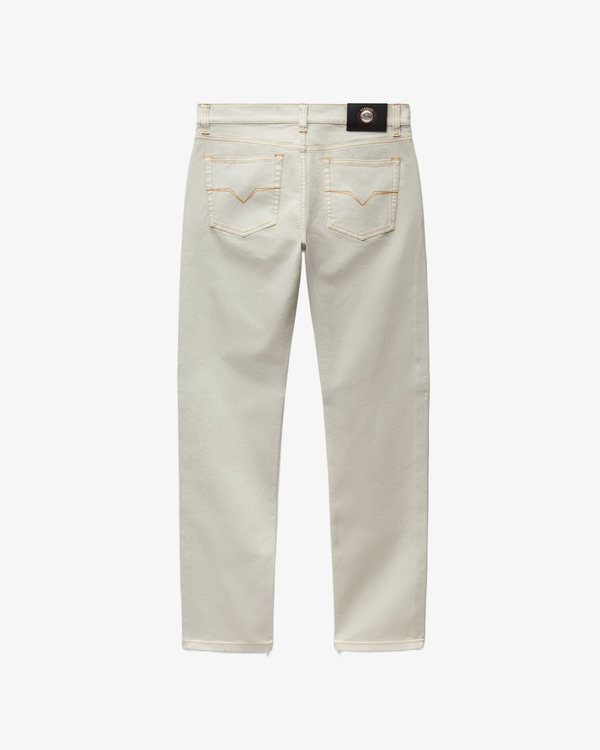 VERSACE - Men's Pant Denim Comfort - (Off White)