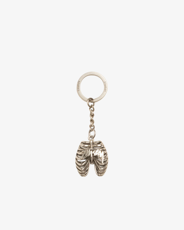 Stüssy - Men's Rin Cage Keychain - (Silver)