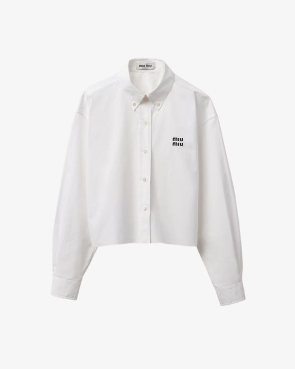 MIU MIU - Women's Popeline Shirt - (White)
