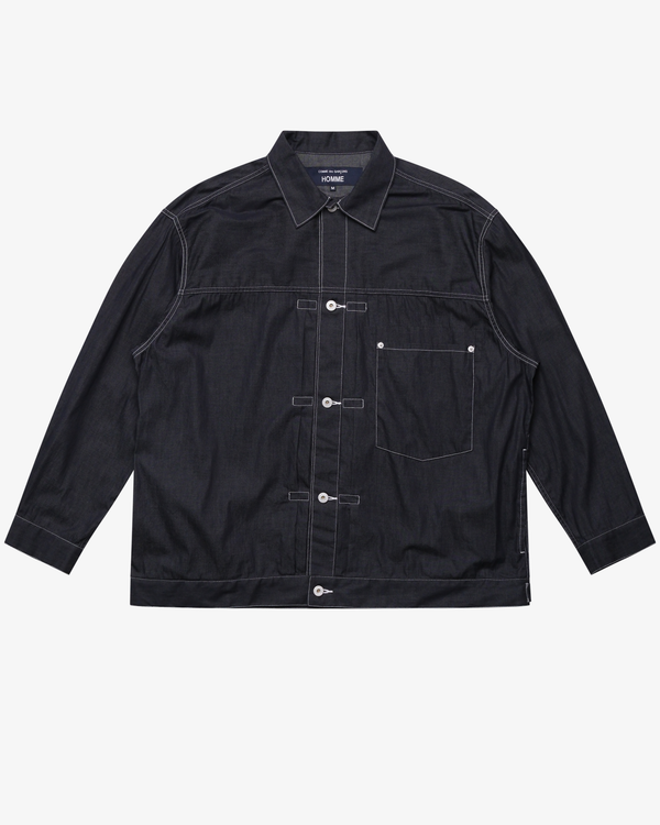 Comme des Garçons Homme - Men's Structured Jacket - (Navy)