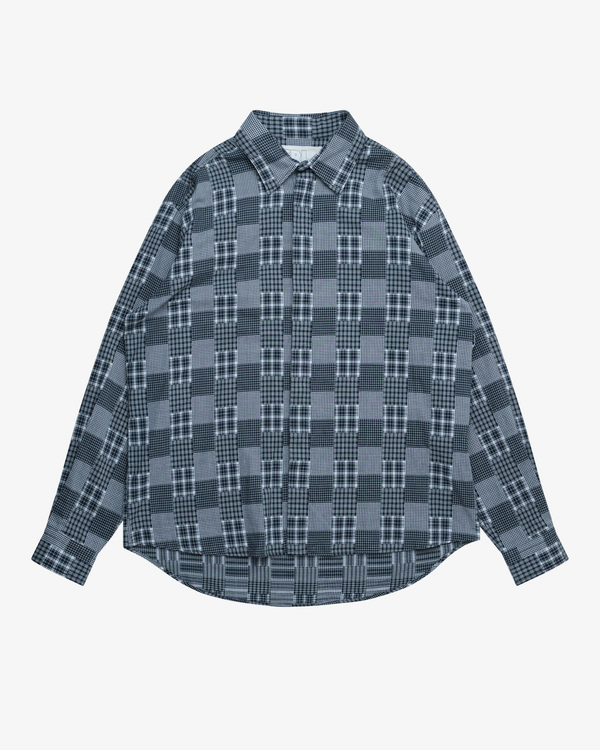 ERL - Men's Plaid Long Sleeved Shirt Woven - (Black)