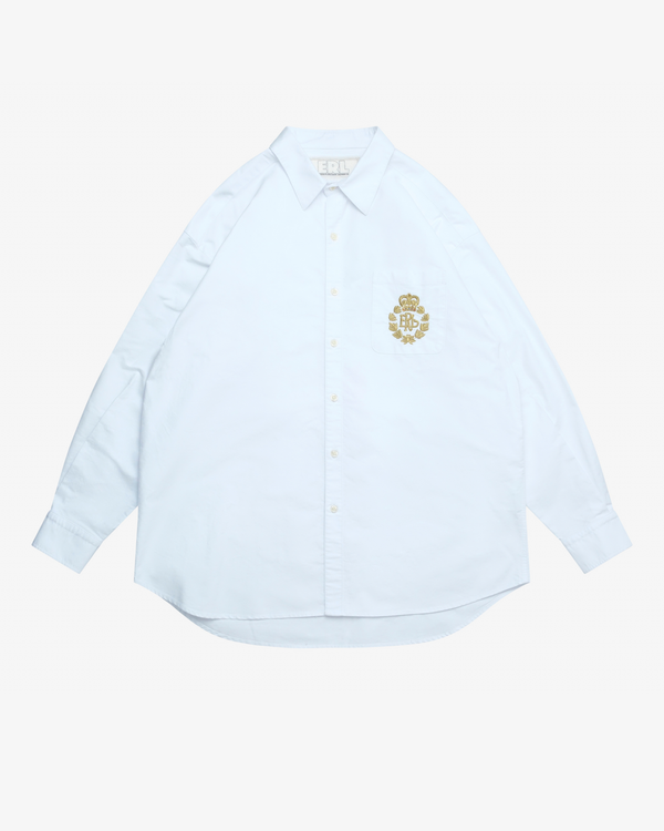 ERL - Men's Oxford Shirt Woven - (White)