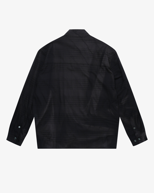 Jiyongkim - Men's Sun-Bleached Drape Shirt - (Black)