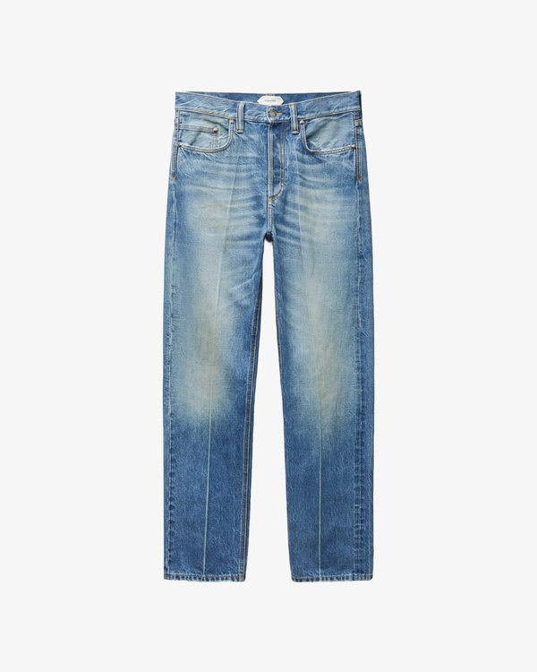 VERSACE - Men's Pant Denim Rigid Stone-Washed Denim - (Denim)