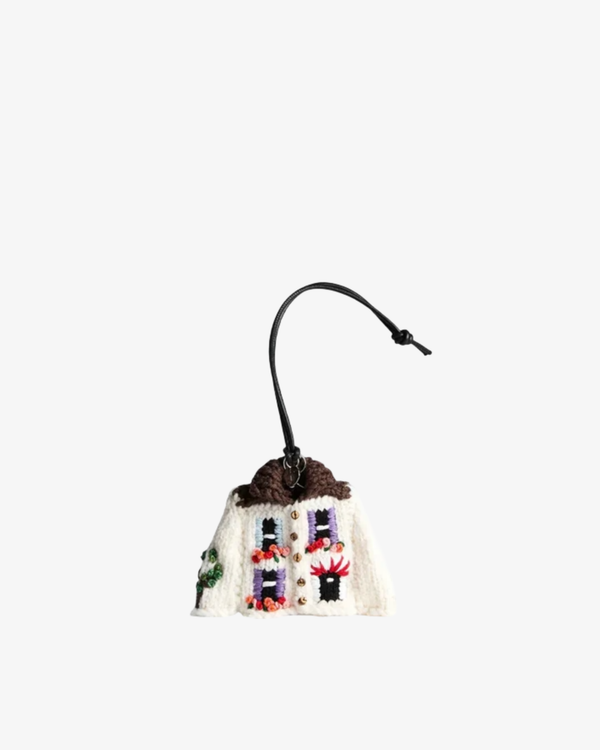 JW Anderson_J.W. Anderson - Men's House Cardigan Charm - (Light Grey)_NOVELTY