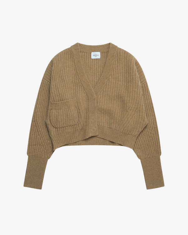 LE KASHA - Women's Short Cardigan - (Yellow)