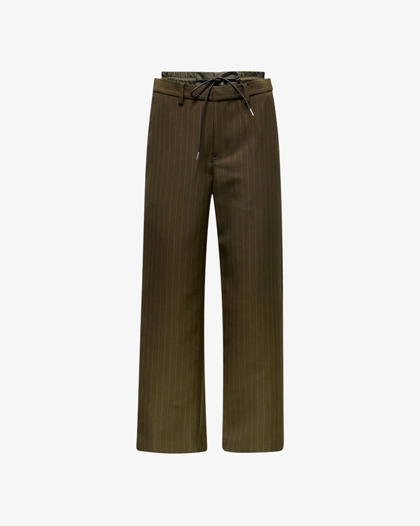 SACAI - Men's Matelasse Twill Pants - (Stripes)