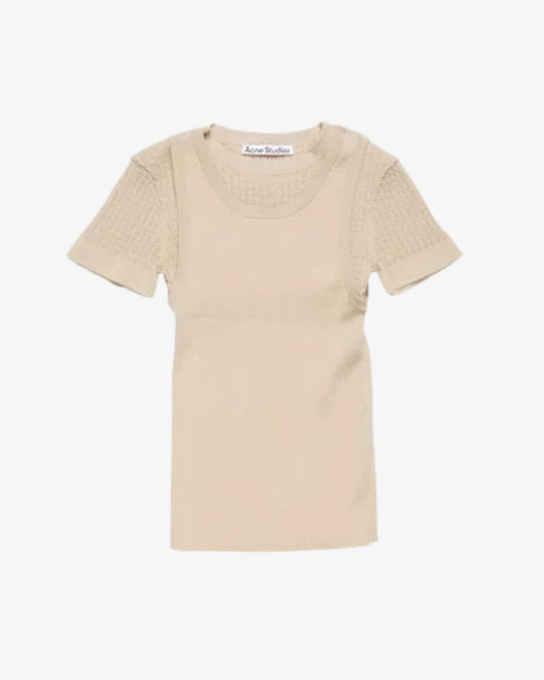 ACNE STUDIOS_ACNE STUDIOS - Women's Tees - (Beige)_TEES