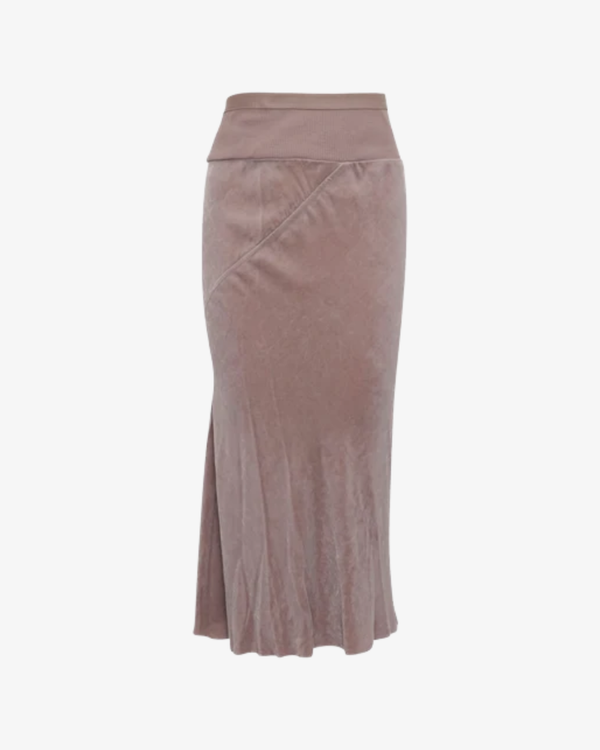RICK OWENS - Women's Gonna Knee Bias Skirt - (Pink)