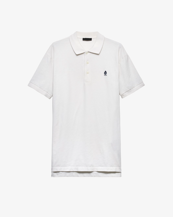Prada - Men's Piquet Old Polo - (Off-White)