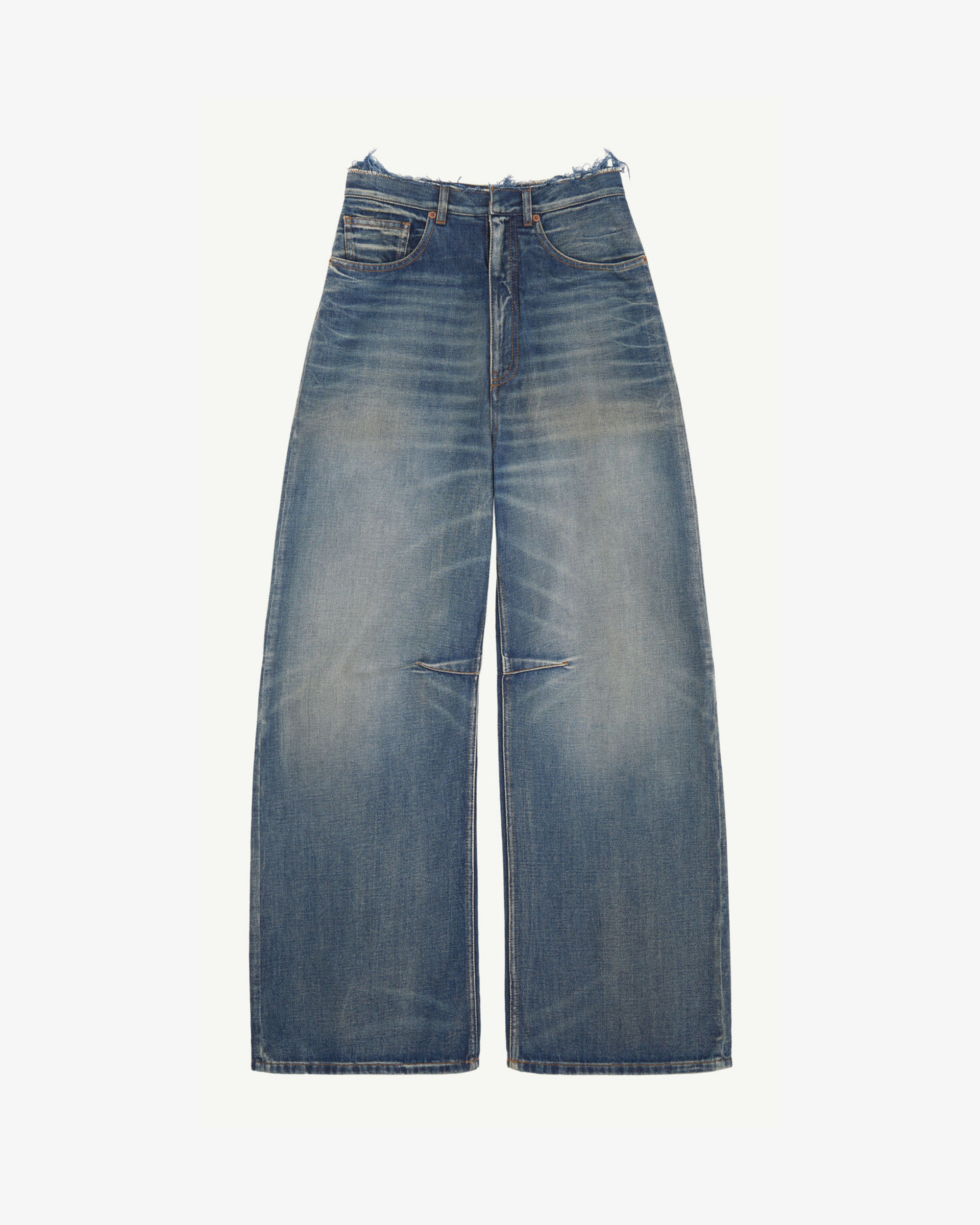 新品タグ付IHNN （Women）/イン DENIM WIDE PANTS イエン YENN YENN デニムパンツ HIGH RISE TUCK WIDE PANTS Y253