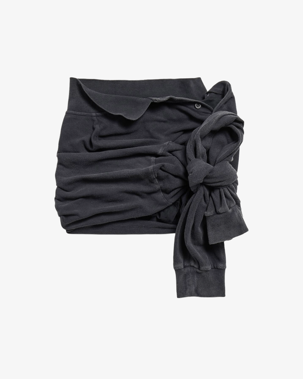 Balenciaga - Women's Knotted Polo Skirt - (Black2072)