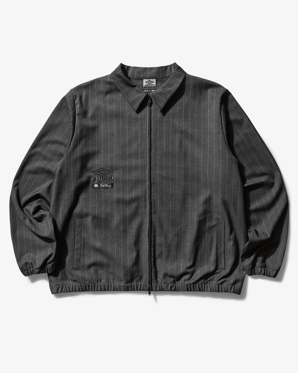 UMBRO - Men's Formal Pinstriped Jacket - (Grey)