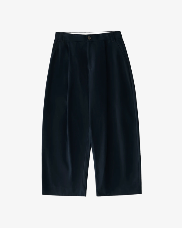 STUDIO NICHOLSON - Men's Deep Pleat Volume Pant - (Navy)