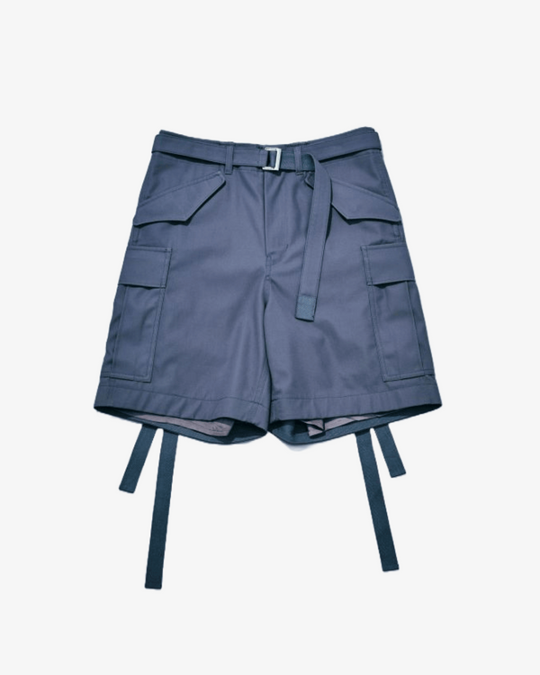 SACAI - Men's Nylon Twill Shorts - (Blue375)