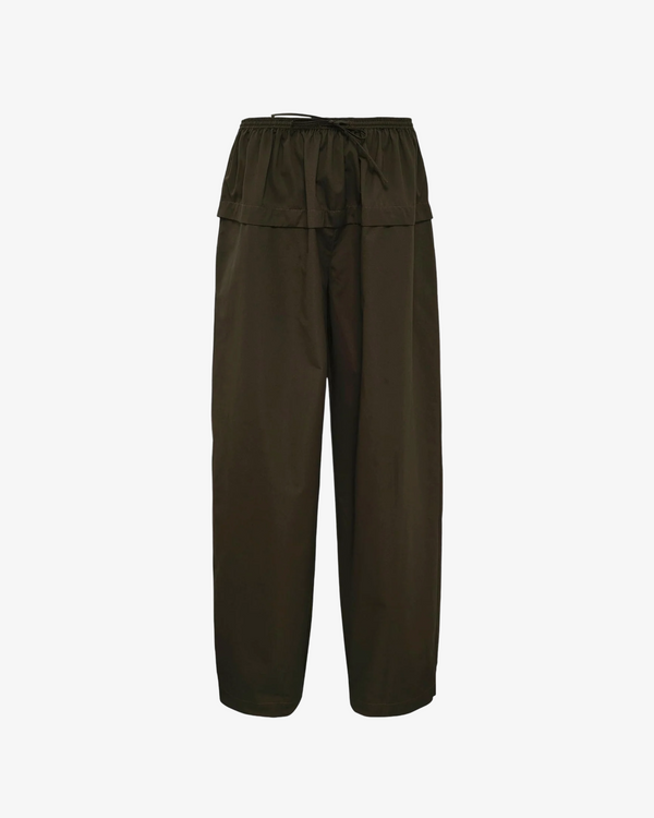 ALAÏA - Women's Peplum Pants - (Olive643)