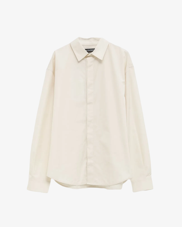 JACQUEMUS - Men's La Chemise Henri - (Off-White1Kx)