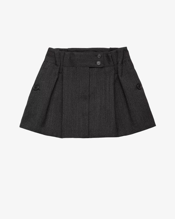 Prada - Women's Chevron Skirt  - (Grey F0308)