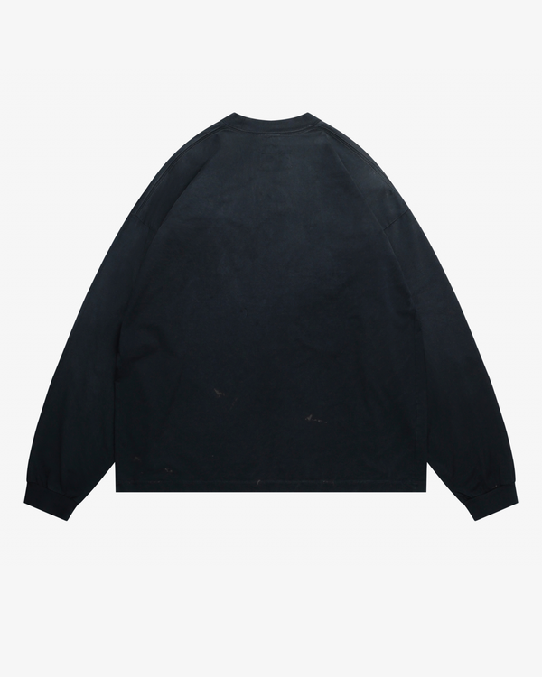 Doublet - Men's Gas Mask Bear Long Sleeve T-Shirt - (Black)