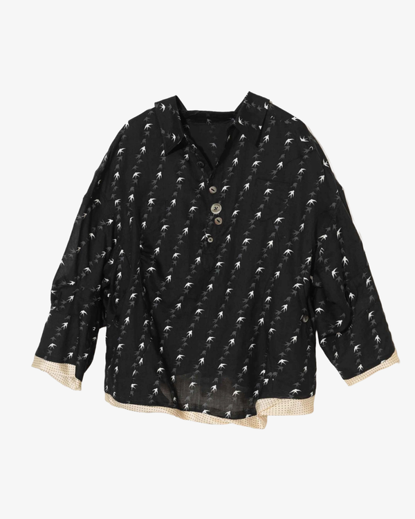 Undercover_UNDERCOVER  - Women's Shirt - (Black)_BLOUSES