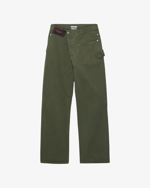 JW Anderson_J.W. Anderson - Men's Twisted Workwear Jeans - (Green)_PANTS