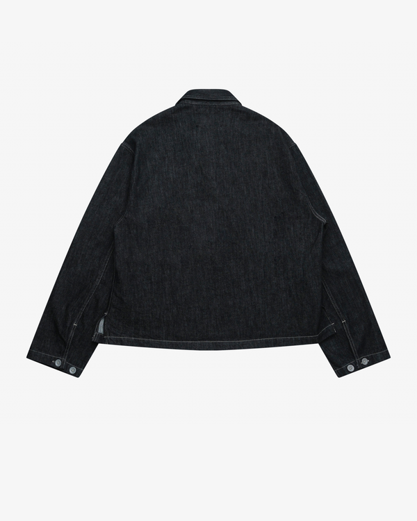 STUDIO NICHOLSON - Men's Popover Denim Shirt - (Black)