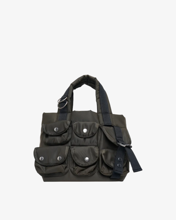 SACAI - Women's Nylon Tote Bag Small - (Khaki)