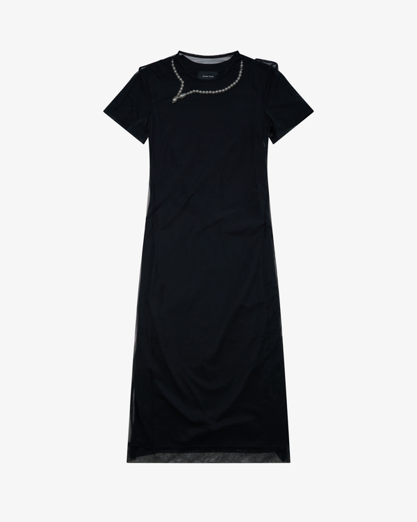 Simone Rocha_SIMONE ROCHA - Women's Layered Liquid Dress - (Black)_DRESSES
