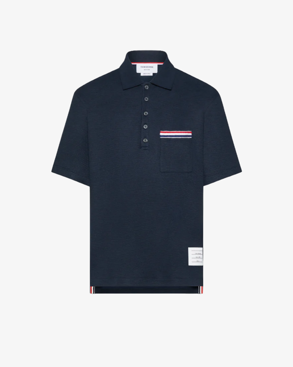 Thom Browne - Men's Short Sleeve Pocket Polo - (Navy)