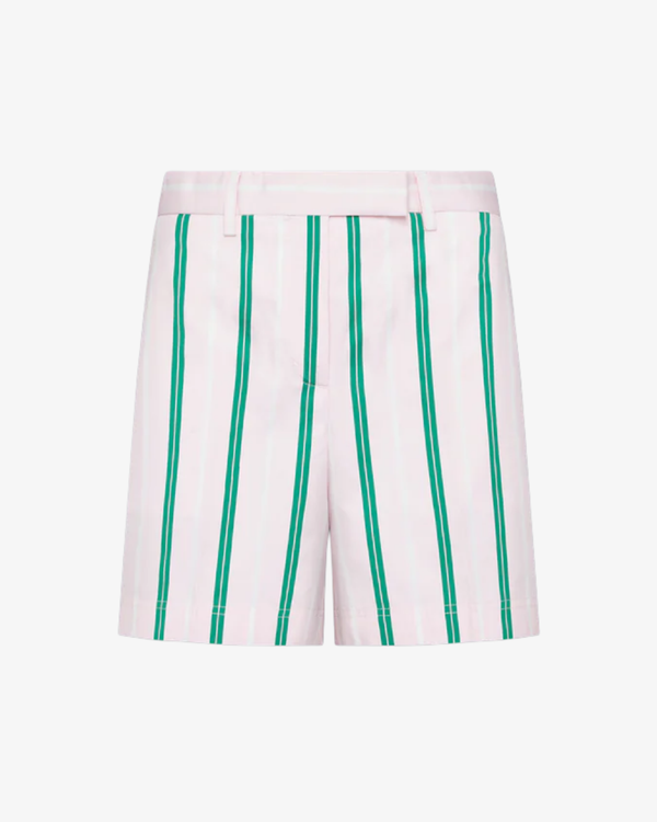 Thom Browne_Thom Browne - Women's Repp Stripe Poplin Chino Shorts - (Pink)_SHORTS